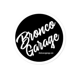 Bronco Garage Decal