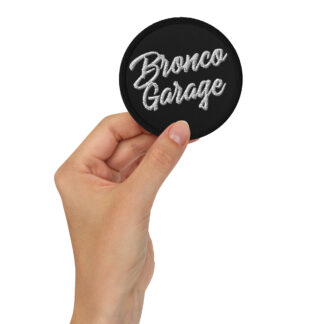 Bronco Garage Embroidered patch
